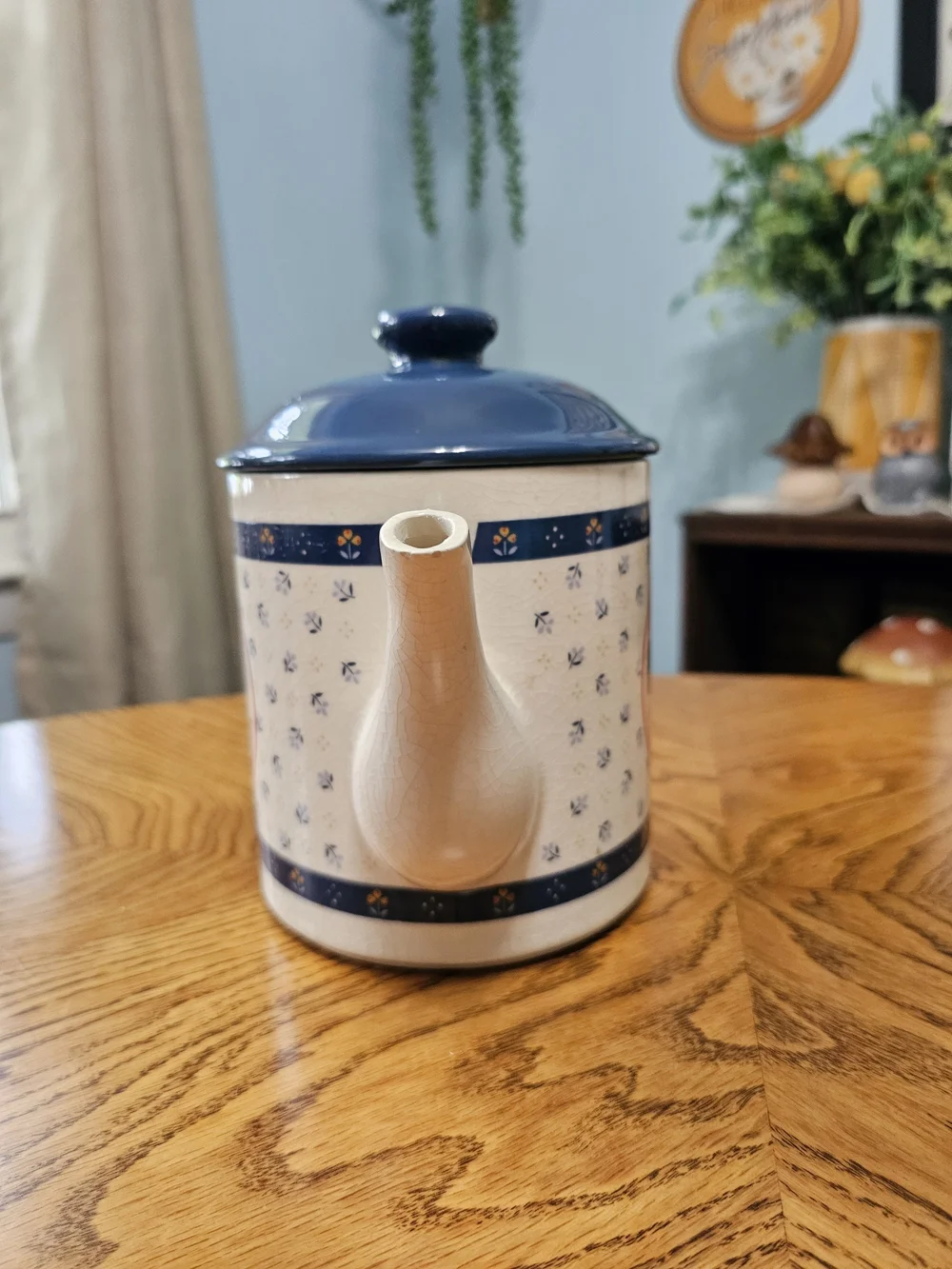Vintage 80s Country Nesting Hen Ceramic Teapot Grandmacore Cottagecore